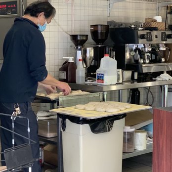 Main Street Bagels - Bagels in process - Bagels Near Me - San Leandro, California