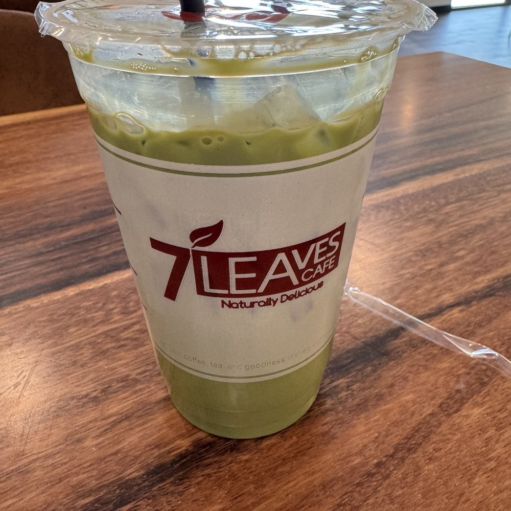 7 Leaves Cafe - Matcha soy!! So good - Coffee & Tea Near Me - Phoenix, Arizona