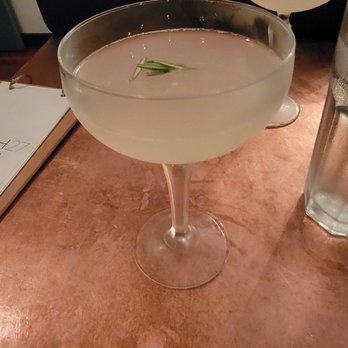 Catch 27 - The drink is "the accident". The appetizer was deviled eggs and the meal not pictured was grits with blackened shrimp - Southern Near Me - Saint Augustine, Florida