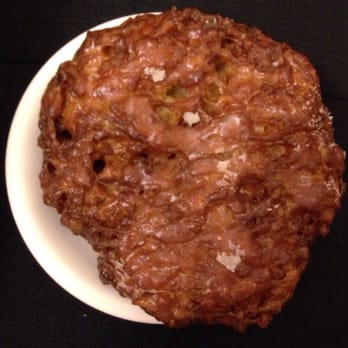 Baker's Dozen - Look at how huge their Apple fritter is! Crispy texture, moist and sweet interior- a must! - Donuts Near Me - Raleigh, North Carolina Baker's Dozen - Look at how huge their Apple fritter is! Crispy texture, moist and sweet interior- a must! - Donuts Near Me - Raleigh, North Carolina