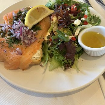 Red House Cafe - Smoked salmon tart is - Breakfast & Brunch Near Me - Pacific Grove, California Red House Cafe - Smoked salmon tart is - Breakfast & Brunch Near Me - Pacific Grove, California