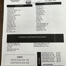 Paizano's - Menu