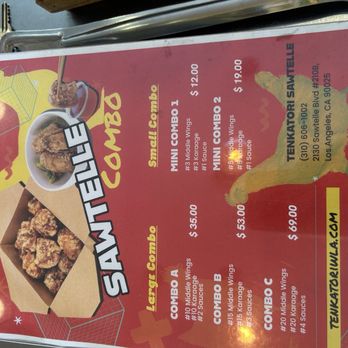 Tenkatori - Combos - Chicken Wings Near Me - Los Angeles, California Tenkatori - Combos - Chicken Wings Near Me - Los Angeles, California