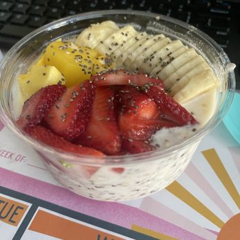Tropical Smoothie Cafe - Chia pudding bowl with different toppings - Wraps Near Me - Pooler, Georgia