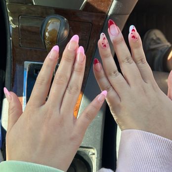 Elegant Nails & Spa - Valentines Day Nails - Nail Salons Near Me - Costa Mesa, California