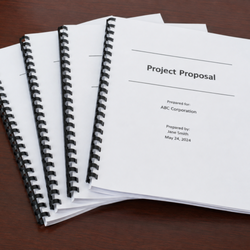 Roys Copies - We can spiral bind your copies and have it finished quickly
