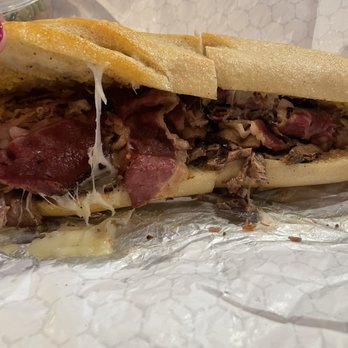 BRONX Sandwich - Hitman sandwich (has brisket and pastrami) but with pepper jack instead of Swiss. So dang good! Loved the flavor and it has so much meat. - Sandwiches Near Me - Anaheim, California