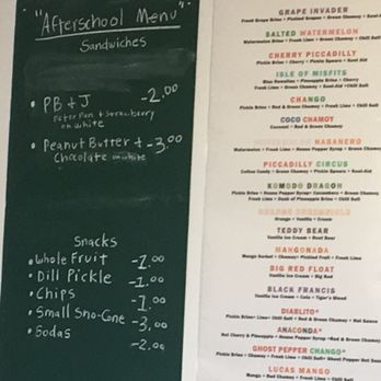 Chamoy City Limits - Menu at brick n mortar - Shaved Ice Near Me - San Antonio, Texas