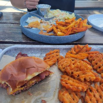 BrewDog - The waffle fries were good. They had a tempura-style batter. The bacon cheeseburger was dry and flavorless - Beer Bar Near Me - Las Vegas, Nevada BrewDog - The waffle fries were good. They had a tempura-style batter. The bacon cheeseburger was dry and flavorless - Beer Bar Near Me - Las Vegas, Nevada
