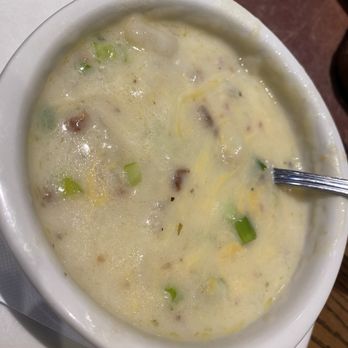 Outback Steakhouse - This baked potato soup was totally inedible. It was like water, onions, bacon, and cheese. I sent it back. - Steakhouses Near Me - Kissimmee, Florida Outback Steakhouse - This baked potato soup was totally inedible. It was like water, onions, bacon, and cheese. I sent it back. - Steakhouses Near Me - Kissimmee, Florida