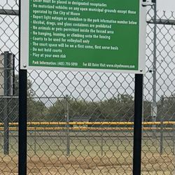 Rules sign one of many at each field.