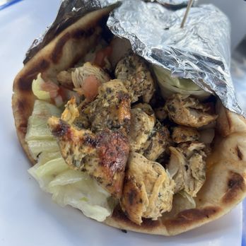 The Krazy Greek - Chicken Souvlaki Pita - Greek Near Me - Winter Haven, Florida The Krazy Greek - Chicken Souvlaki Pita - Greek Near Me - Winter Haven, Florida