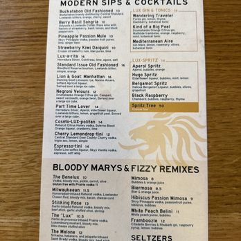 Café Benelux - Cocktail menu - Belgian Near Me - Milwaukee, Wisconsin