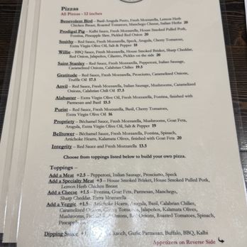 Grace and Hammer - Menu - Pizza Near Me - Redmond, Oregon