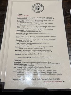 Menu photo 3 Grace and Hammer Redmond, OR