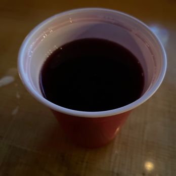 Bonfire Country Bar - Blueberry cider. According to the bartender is supposed to be a flat winey vinegar drink. Which would have been nice to know when ordering. - Bars Near Me - Portland, Maine