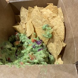 Very fresh Guacamole and Chips Very fresh Guacamole and Chips