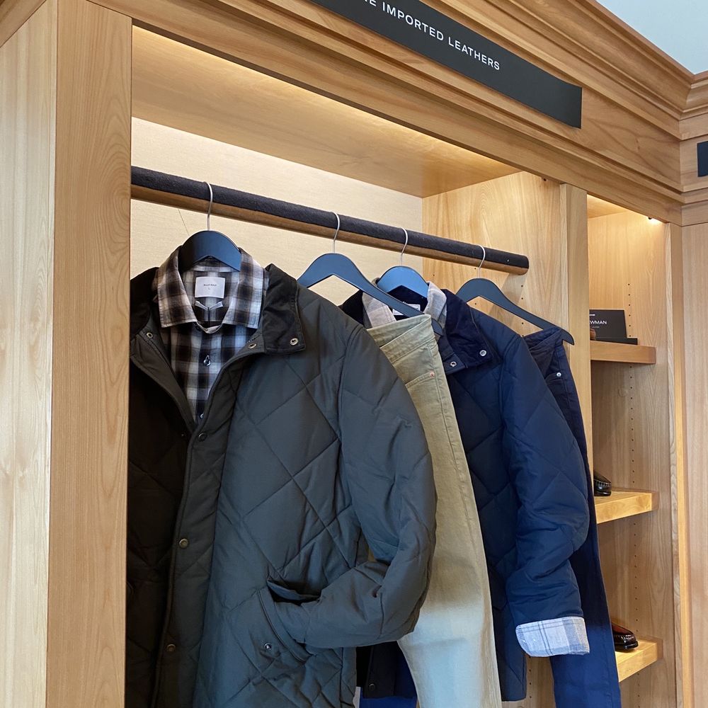 Allen Edmonds - Jacket display. - Shoe Stores Near Me - Houston, Texas