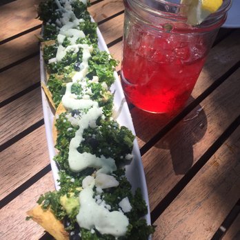Vinaigrette - Black bean and Kale nachos - Salad Near Me - Austin, Texas Vinaigrette - Black bean and Kale nachos - Salad Near Me - Austin, Texas