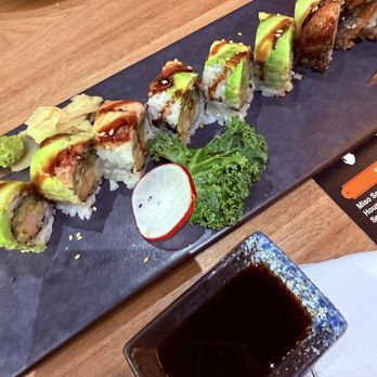 Kanji Sushi AYCE - Green Roll I think lol - Sushi Bars Near Me - West Springfield, Virginia Kanji Sushi AYCE - Green Roll I think lol - Sushi Bars Near Me - West Springfield, Virginia