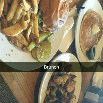 Cafe Dantorels - Second time, I got the pancakes they were muy bueno, my bf got the chicken sandwich & liked it as well. - Cafes Near Me - Sacramento, California
