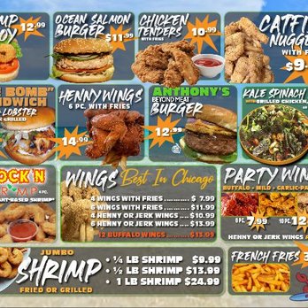 Surf's UP - Menu - Cajun/Creole Near Me - Maywood, Illinois