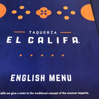 El Califa - English menu - Mexican Near Me - México, D.F., DIF El Califa - English menu - Mexican Near Me - México, D.F., DIF