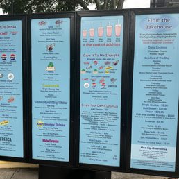 Menu at the Drive Thru Menu at the Drive Thru