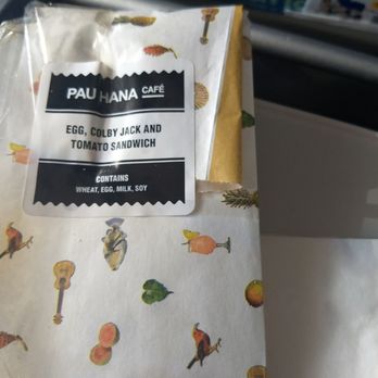 Hawaiian Airlines - free hot breakfast is a meatless sandwich. Could not taste the egg nor the tomato. - Airlines Near Me - San Jose, California Hawaiian Airlines - free hot breakfast is a meatless sandwich. Could not taste the egg nor the tomato. - Airlines Near Me - San Jose, California