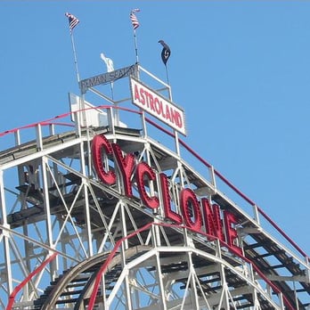Cyclone Coaster - Amusement Parks Near Me - Brooklyn, New York