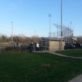 Pendleton Falls Park - Busy evening at the fields. - Parks Near Me - Pendleton, Indiana