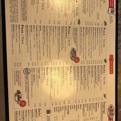 Food menu