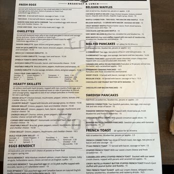 Egg House - Menu - Breakfast & Brunch Near Me - Lombard, Illinois