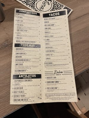 Menu photo 2 Luna's Tacos & Tequila Windsor, CO