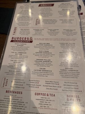 Menu photo 2 Gus's BBQ Porter Ranch, CA
