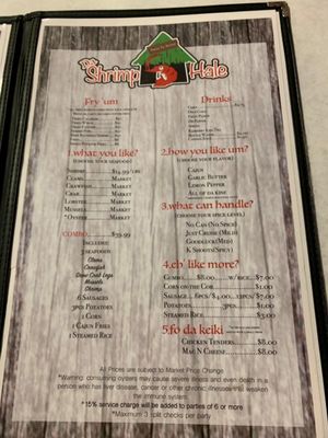 Menu photo 6 Da Shrimp Hale Kahului, HI Menu photo 6 Da Shrimp Hale Kahului, HI