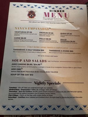 Menu photo 2 Qero Restaurant Encinitas, CA Menu photo 2 Qero Restaurant Encinitas, CA
