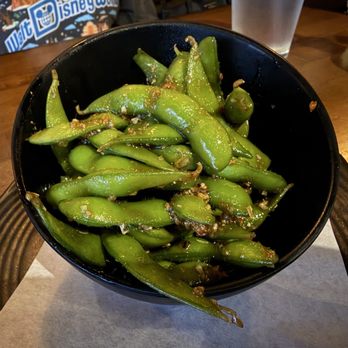 Smiley Thai and Sushi - Edamame in garlic sauce - Thai Near Me - Mount Juliet, Tennessee Smiley Thai and Sushi - Edamame in garlic sauce - Thai Near Me - Mount Juliet, Tennessee