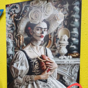 El Catrin - They clearly printed screenshots as their artwork. This is theft from the artist if they didn't pay for it or get permission. - Mexican Near Me - Dallas, Texas El Catrin - They clearly printed screenshots as their artwork. This is theft from the artist if they didn't pay for it or get permission. - Mexican Near Me - Dallas, Texas