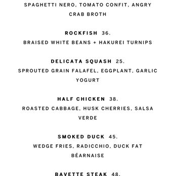 A kitchen and Bar - Menu (Nov 2024) - Venues & Event Spaces Near Me - Washington, DC, District of Columbia