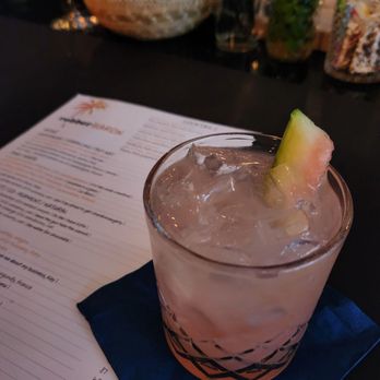 RobberBaron - a drink with a slice of watermelon - Wine Bars Near Me - San Francisco, California RobberBaron - a drink with a slice of watermelon - Wine Bars Near Me - San Francisco, California