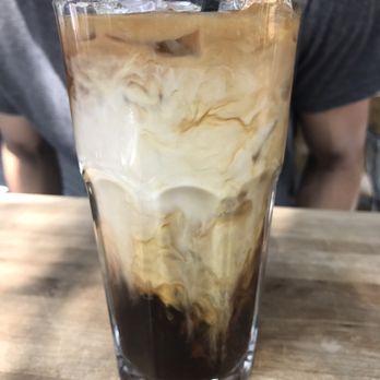 Parlay - Huge glass of iced coffee - New American Near Me - Sunset Park, New York Parlay - Huge glass of iced coffee - New American Near Me - Sunset Park, New York