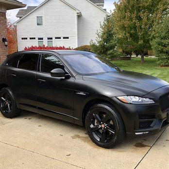 Complete Auto Wraps - Jaguar F-Pace in Avery Dennison Satin Black - Vehicle Wraps Near Me - Waukee, Alabama Complete Auto Wraps - Jaguar F-Pace in Avery Dennison Satin Black - Vehicle Wraps Near Me - Waukee, Alabama