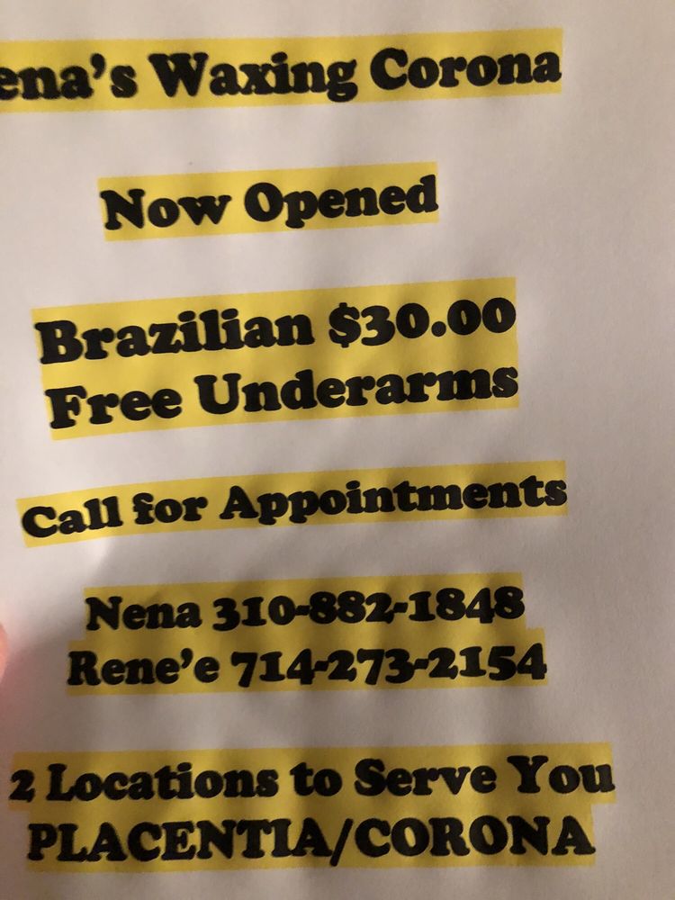 Nena’s Waxing - Corona Logo