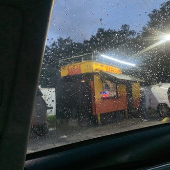 Fritz BBQ Pit - a view of a street through the window of a car - Barbeque Near Me - Decatur, Georgia