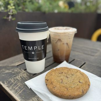 Temple Coffee - Winter Bliss, Thai Tea, Chocolate Chip Cookie - Coffee & Tea Near Me - Sacramento, California