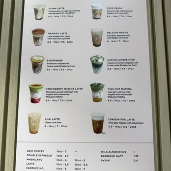 The Moon Coffee - Coffee drinks menu - Bubble Tea Near Me - Costa Mesa, California