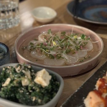 Hello Sunshine - Scallop Carpaccio! - Bars Near Me - Banff, Alberta Hello Sunshine - Scallop Carpaccio! - Bars Near Me - Banff, Alberta