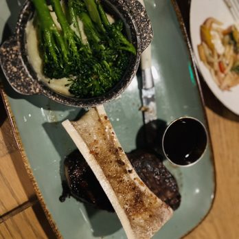 Glasspar - NY steak with bone marrow - Seafood Near Me - Dana Point, California Glasspar - NY steak with bone marrow - Seafood Near Me - Dana Point, California