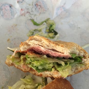 Jersey Mike's Subs - My super skinny sandwich :( - Fast Food Near Me - Valencia, California Jersey Mike's Subs - My super skinny sandwich :( - Fast Food Near Me - Valencia, California